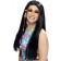 Hippy Party Wig Black