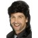 80s Mullet Wig Black