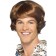 70s Disco Mullet Wig Light Brown