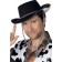 Cowboy Hat Black Flocked 